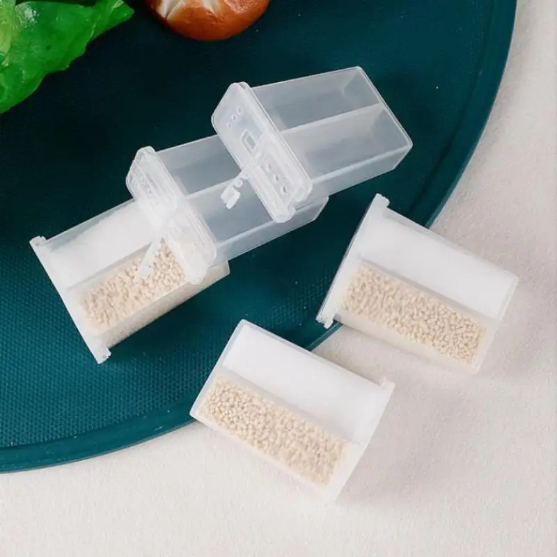 Oferta Especial: Dispensador de Condimentos 2 en 1 para Camping, Tarro de Especias Multiusos con Tapa, Contenedor de Condimentos Portátil de 2 Compartimentos para Viaje