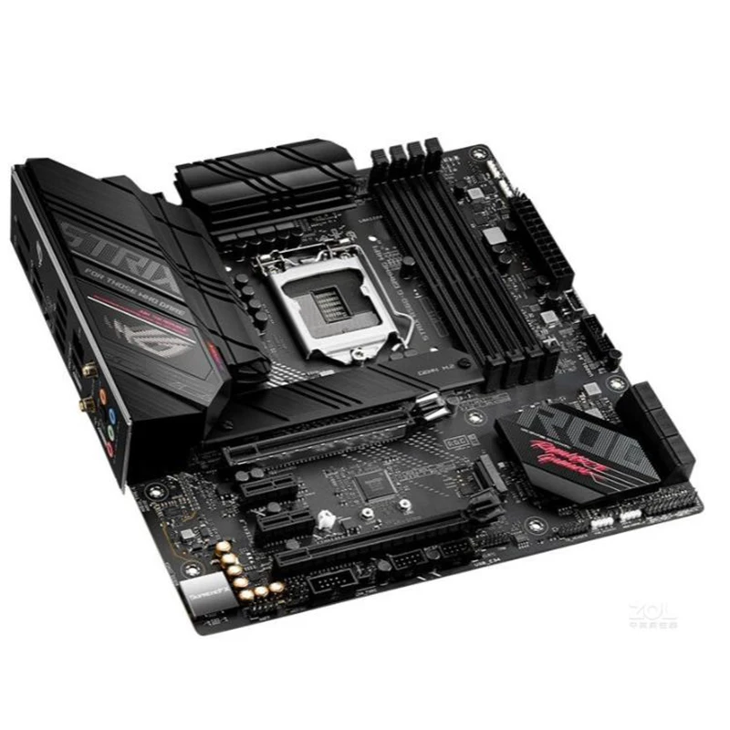 オリジナルの中古マザーボード,Intel Rog Strix B560-G,wifi,b560,ddr4,128GB,lga 1200,usb 3.0,sata3,デスクトップ用