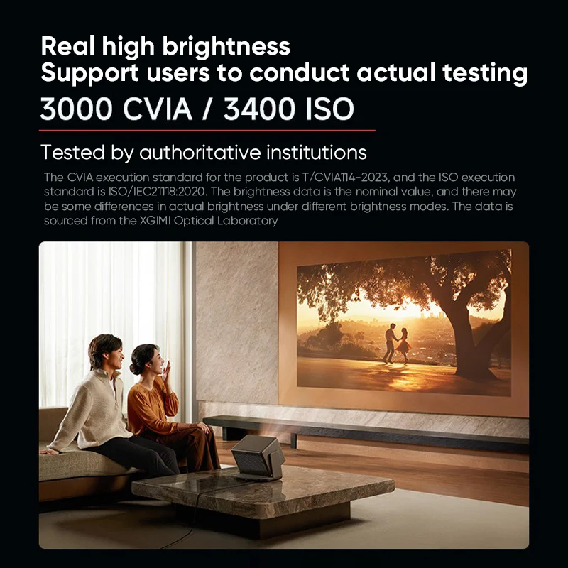 

XGIMI RS 20 Pro High-Brightness 4K Triple Laser Projector 3000 CVIA Lumens Optical Zoom Harman Kardon Speaker IMAX Enhanced Home
