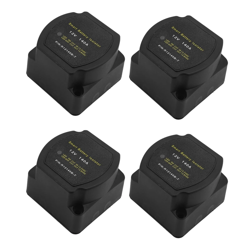 4X 12V 140A Voltage Sensitive Relay Battery Isolator Automatic Charging Relay Car Accessories Car Battery Relay