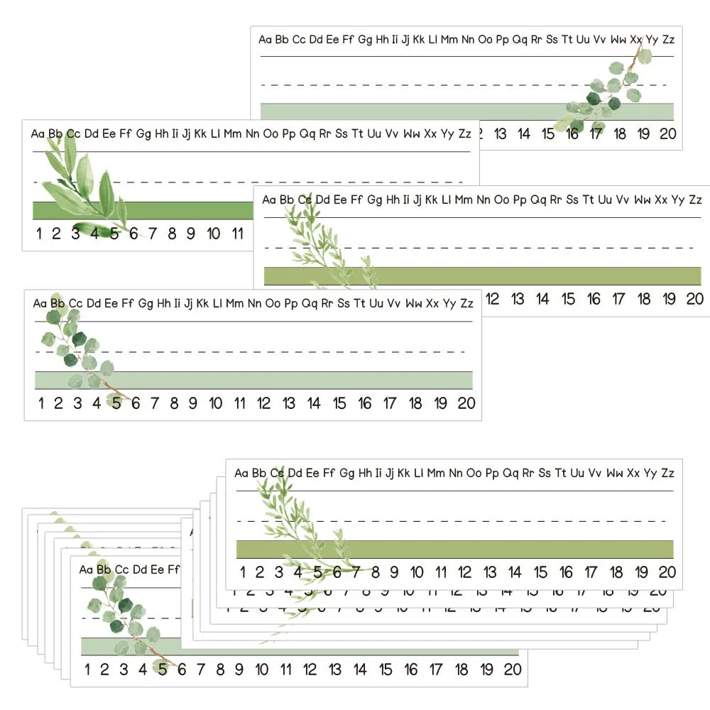 

60 Sheets Tags Desk Plates Thick Smooth Name Tags For Desks Material Classroom Decor Nameplates for Desk DIY Party Supplies