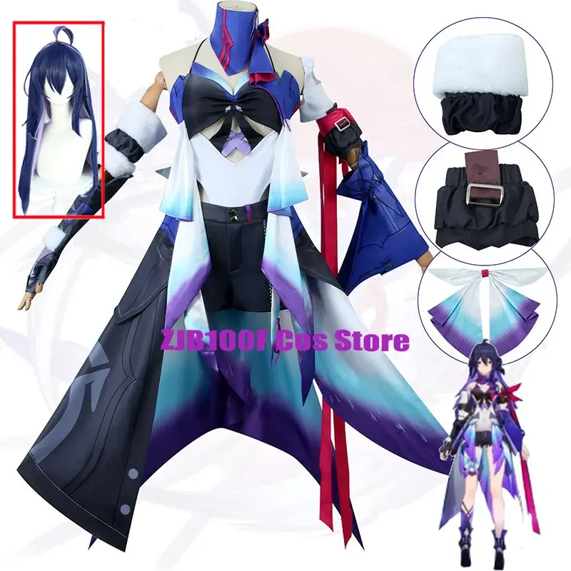 

Honkai Star Rail Cosplay Seele Cosplay Costume Wig Dress Uniform Anime Honkai Seele Costume Halloween for Women