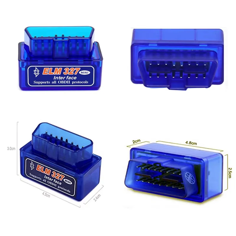 

OBD2 Scanner ELM327 Car Diagnostic Detector Code Reader Tool V1.5 Bluetooth OBD 2 for IOS Android Auto Scan Repair Tools