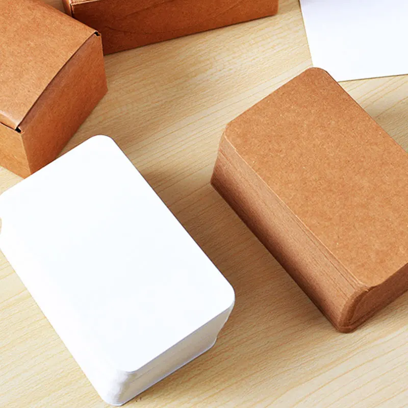 다목적 빈 종이 카드, 손으로 만든 메시지 카드, 소년 소녀용