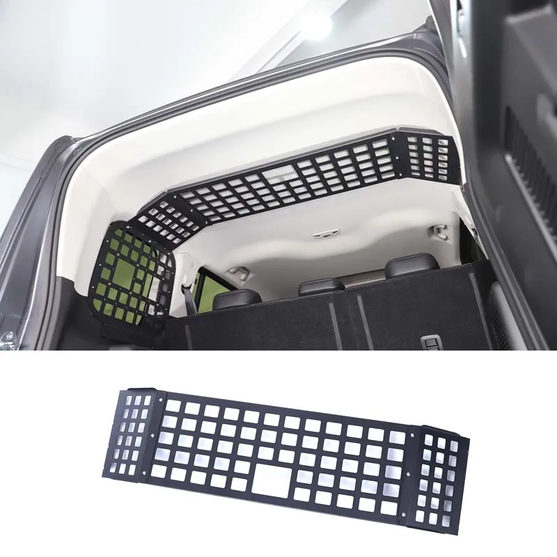 سبائك الألومنيوم الأسود ل Haval H9 2024 + رف سقف صندوق السيارة تخزين الرف ملحقات التعديل الداخلي للسيارة #2