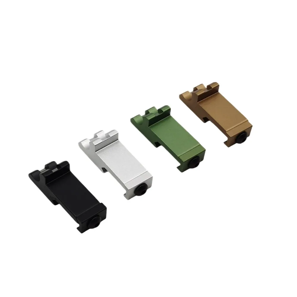 45 Degree Offset Side Adapter - 20mm Picatinny Rail Mount Accessory for Flashlights