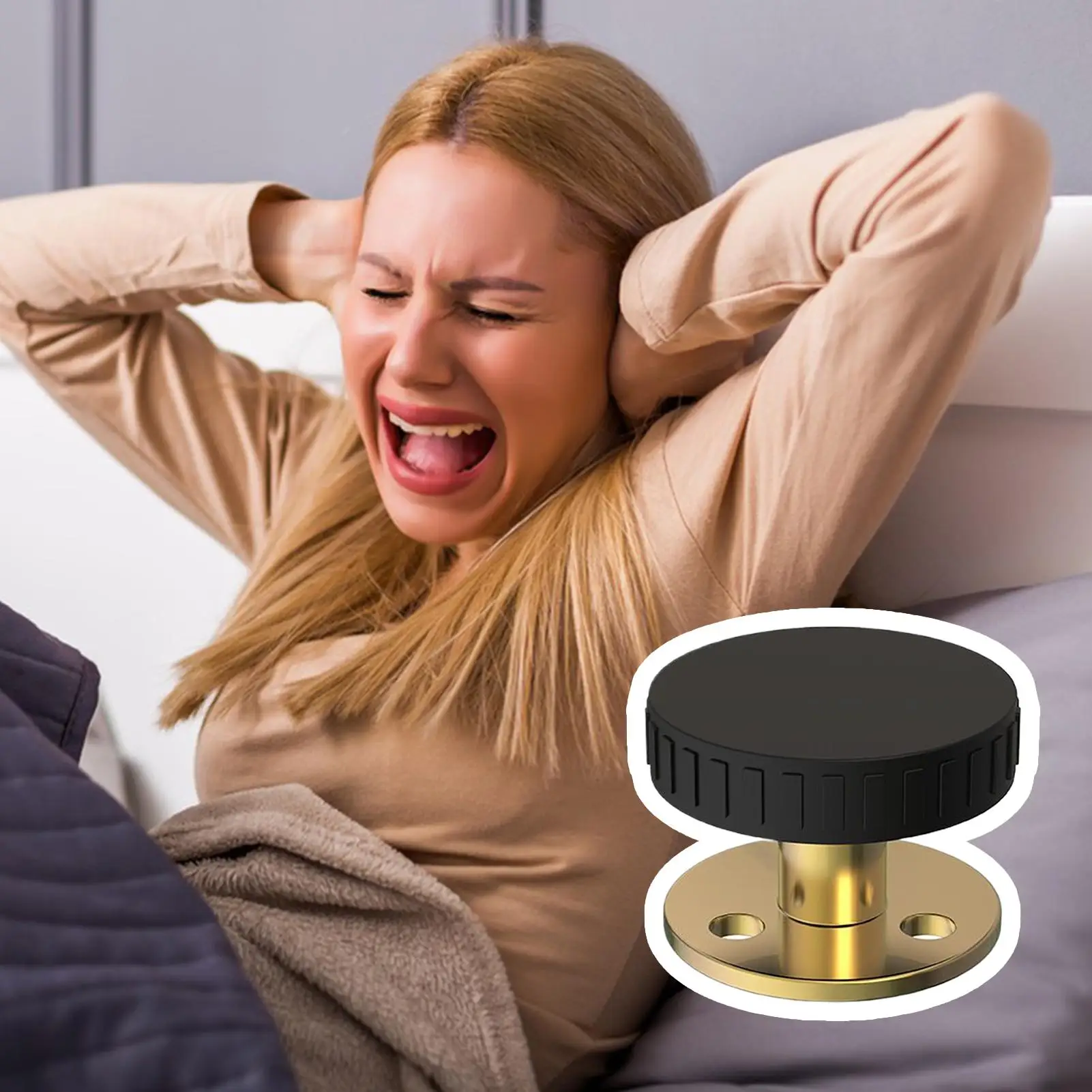 Bed Stoppers For Headboard Headboard Wall Stopper Threaded Adjustable Protector Anti-Shake Furniture Tool For Elderly Kids