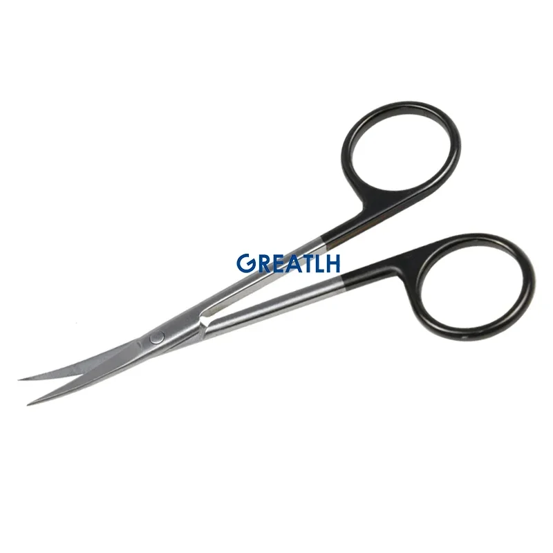 Ophthalmic Scissors Surgical Tool Curved Straight Ophthalmic Instrument 10cm