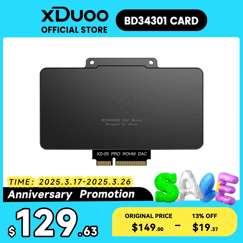 XDUOO ROHM BD34301 DAC CARD For XD05PRO Amp