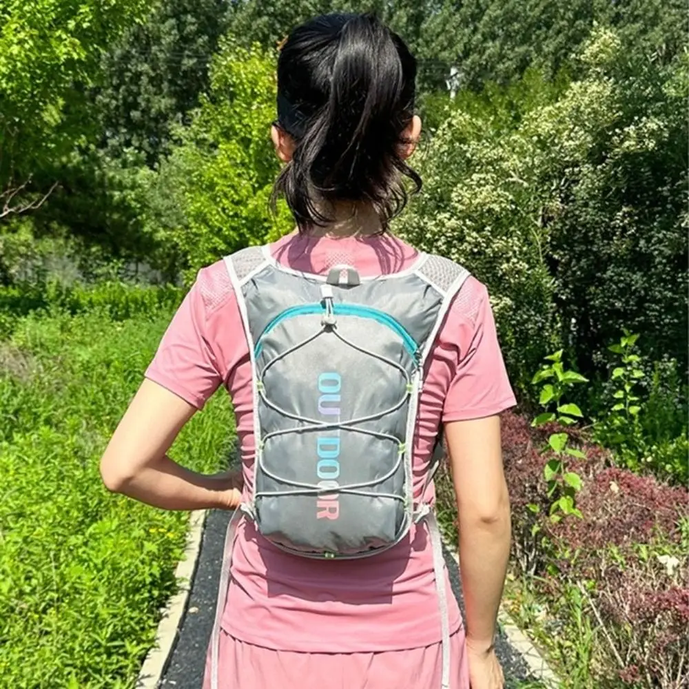 Breathable Hydration Pack Waterproof Multiple Pockets Running Hydration Vest Adjustable Ultra-light Hydration Jogging Vest