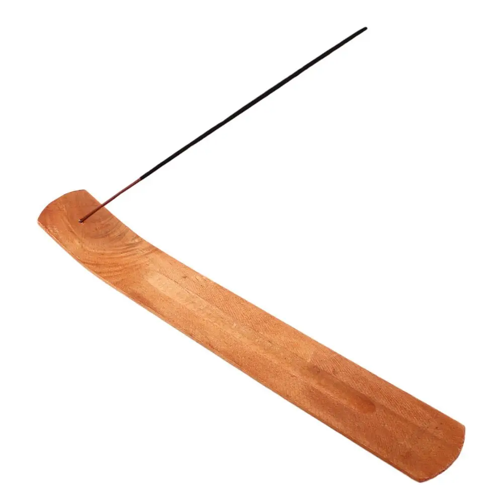 Simple Wood Chip Pinewood Natural Wooden Traditional Design Incense Stick Holder Incense Tray ncense Board Incense Socket