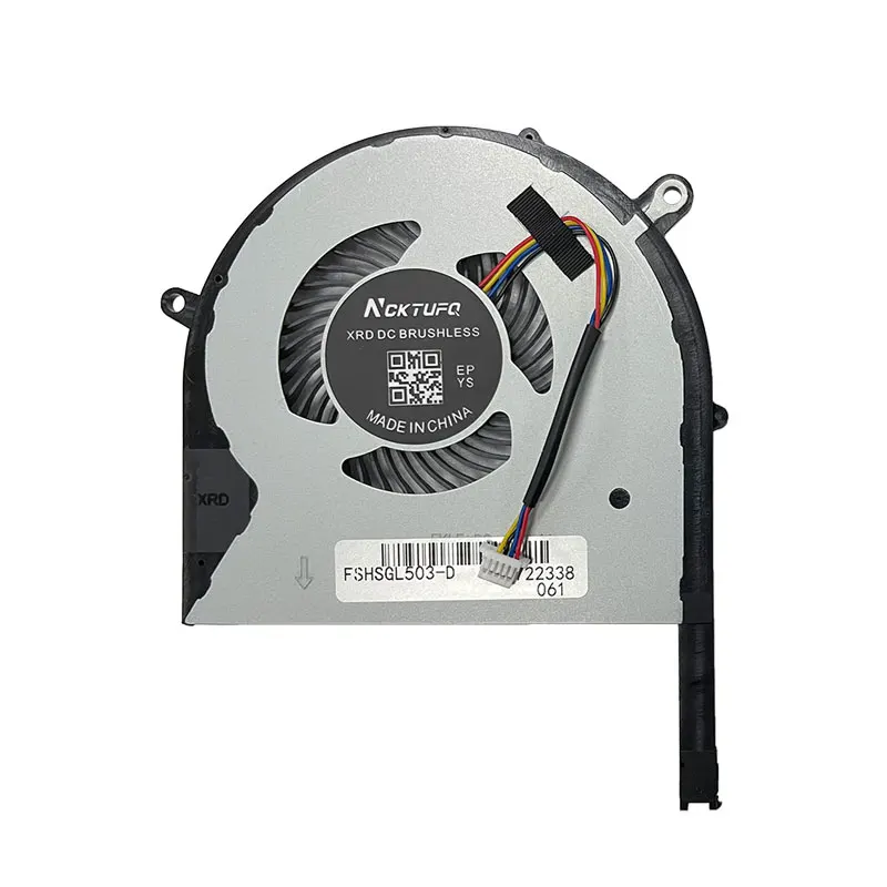 Laptop CPU GPU Cooling Fan DFS593512MN0T DFS2013121A0T DC12V 1A 4Pin for ASUS ROG Strix GL503GE GL703GE