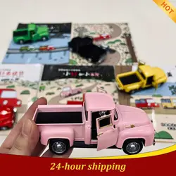 Classic Pickup Car 1/32 Scare Model Simulation  Alloy Diecasts Pull Back Vehicle Toy For Boy Kids Collection