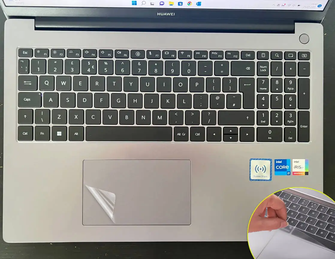 Matte Touchpad film Sticker Trackpad Protector For Huawei MateBook D 16 (2022) 2022 Touch Pad