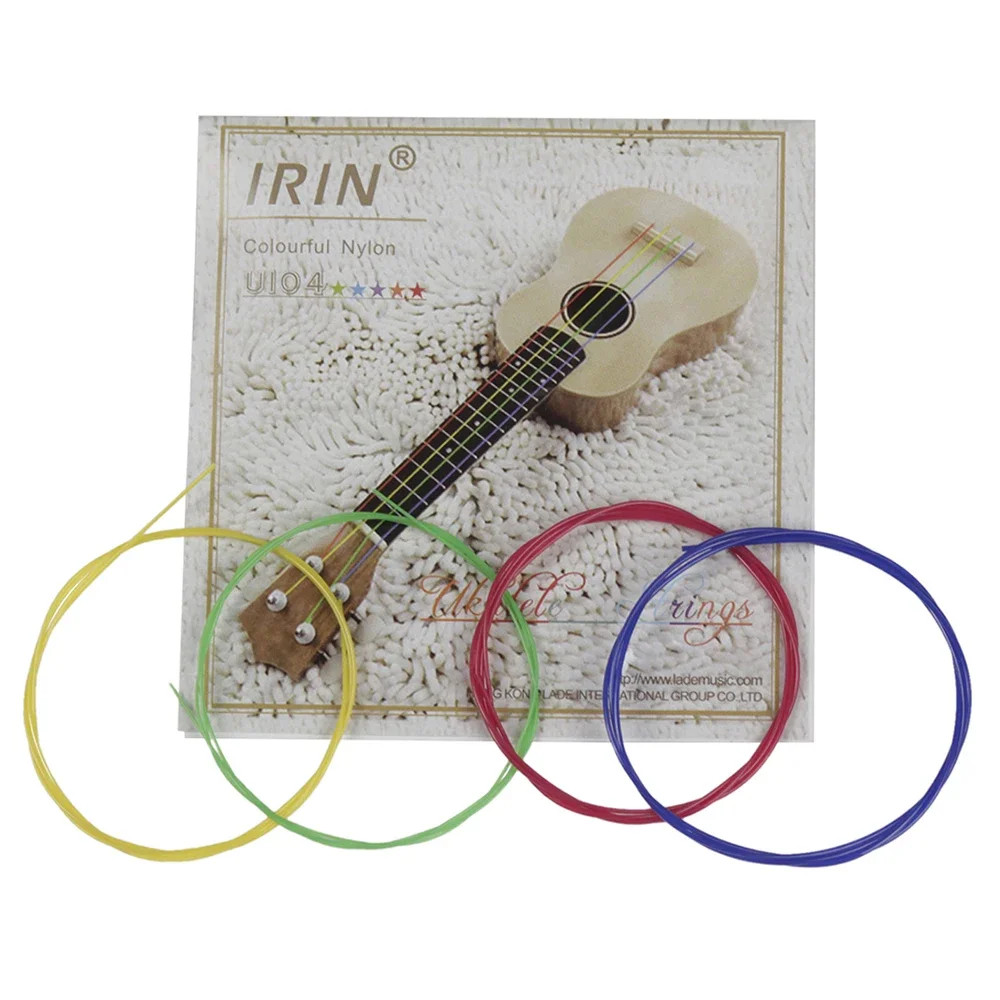 

IRIN U104 Ukulele Strings Colorful Nylon 4 String Hawaiian Guitar Strings Stringed Instrument Ukulele Parts & Accessories