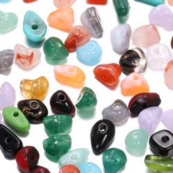 50/100 stücke 5 ~ 8mm Nachahmung Naturstein unregelmäßige Acryl perlen Spacer Perlen für Schmuck machen DIY Charms Armbänder Zubehör