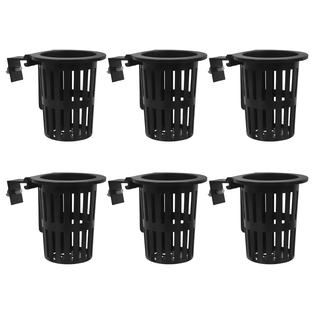 

6 Pcs Hydroponic Decorative Basket Garden Pots Fish Tank Planting for Hydroponics Net Cups Bucket Mini