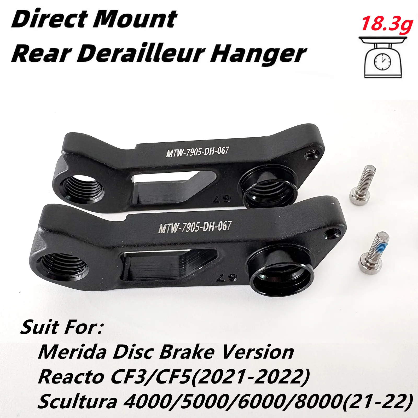 

Рама шоссейного велосипеда, задний переключатель, вешалка с прямым креплением, вешалка для велосипедного переключателя для Merida 2021, рама дискового велосипеда Reacto/Scultura