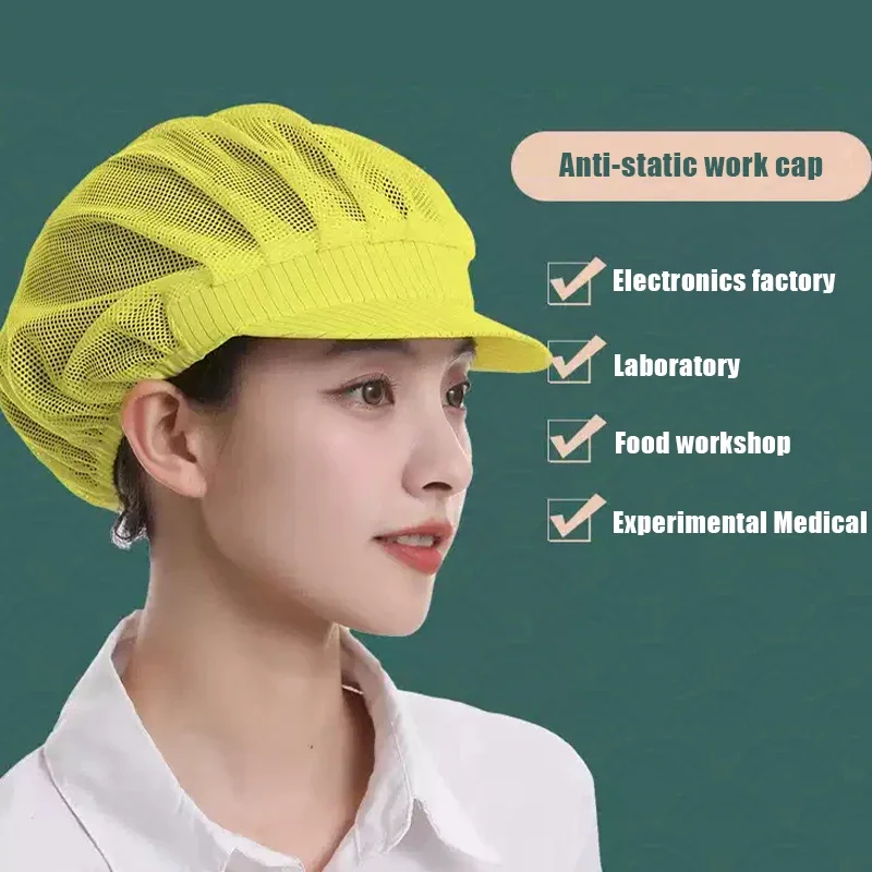 Chef Hat Dustproof Workshop Catering Hat Food Factory Work Hat Canteen Work Hat