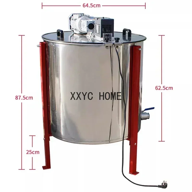 220V 370W Electric 8 Frames Auto Reverse Reversible Honeycomb Honey Extractor Beekeeping Equipment Food Processors