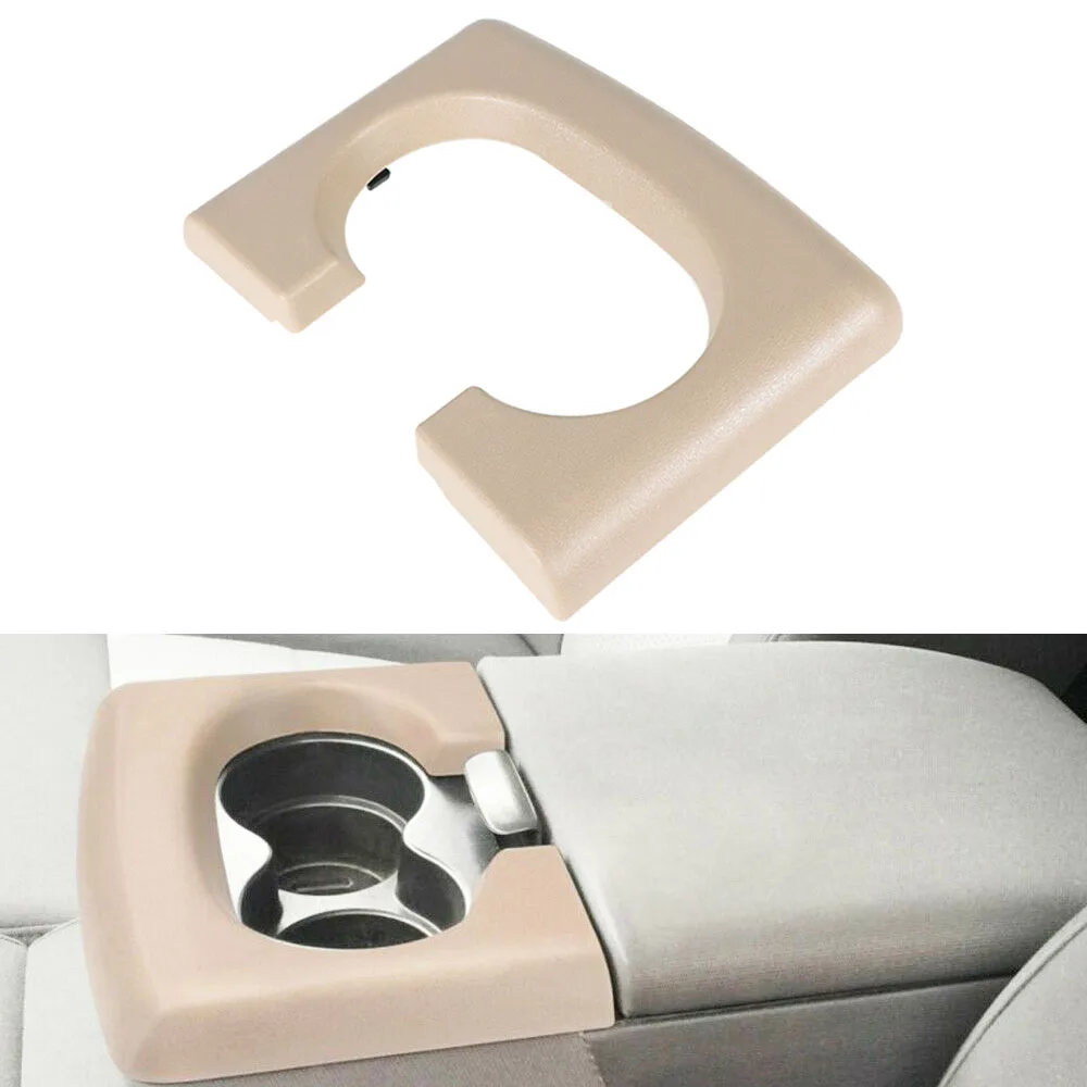 1PCS Beige Center Console Cup Holder Pad Replacement For Ford F150 2004-2014