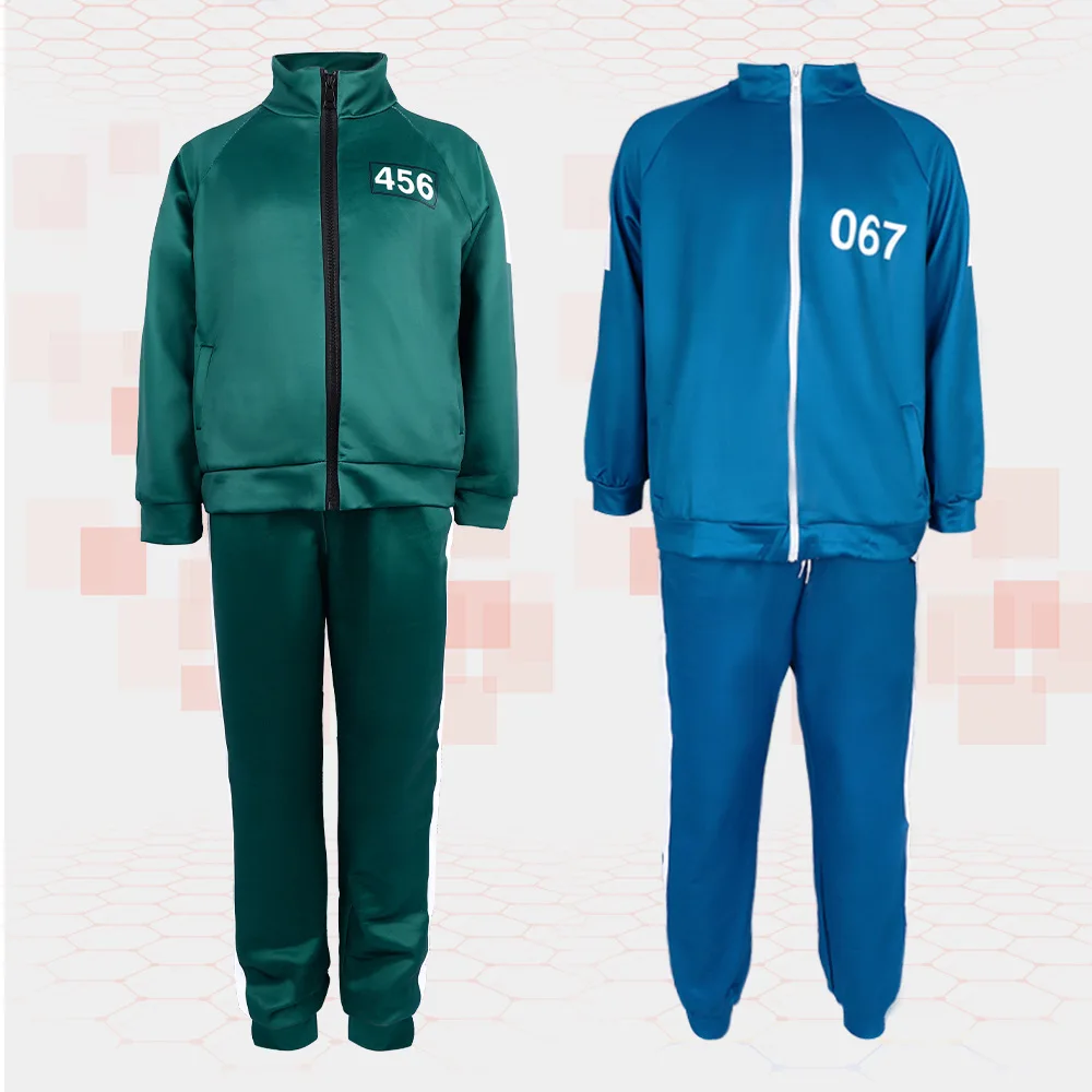 Uniforme de Halloween, ropa deportiva de Drama coreano, disfraz de Cosplay, sudadera con cremallera, disfraz de escenario actuación