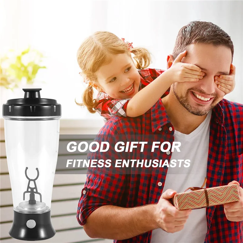 300ML Automatic Self Stirring Protein Shaker Bottle Electric Portable Movement Mixing Water Bottle Sports Bottle Gym A