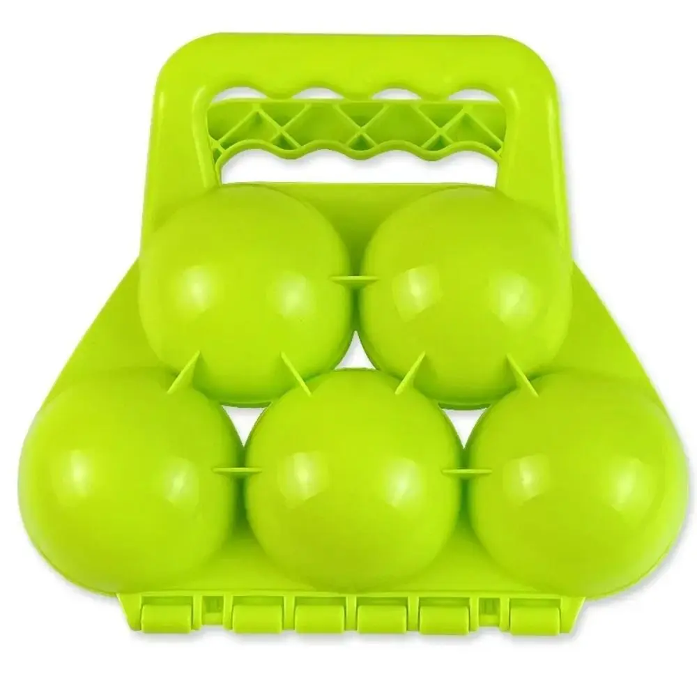 البلاستيك صانع كرة الثلج كليب المضادة للانزلاق مقبض مزدوج الكرة كرة الثلج أداة قولبة المحمولة مقاومة للاهتراء الشتاء القتال كليب لعبة #1