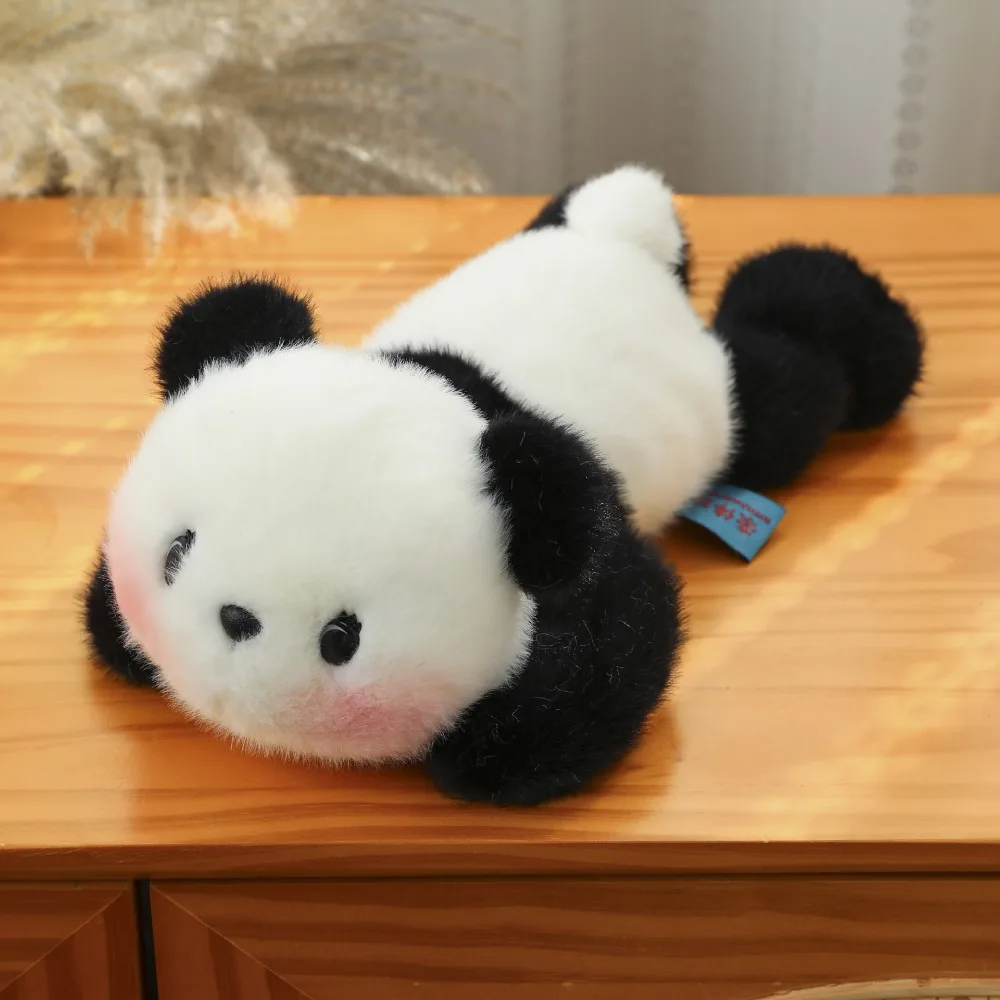 

Funny Lying Posture Rabbit Plush Doll Fluffy Cat Simulation Animal Toy Soft Stuffed Stuffed Panda Doll Birthday Gifts