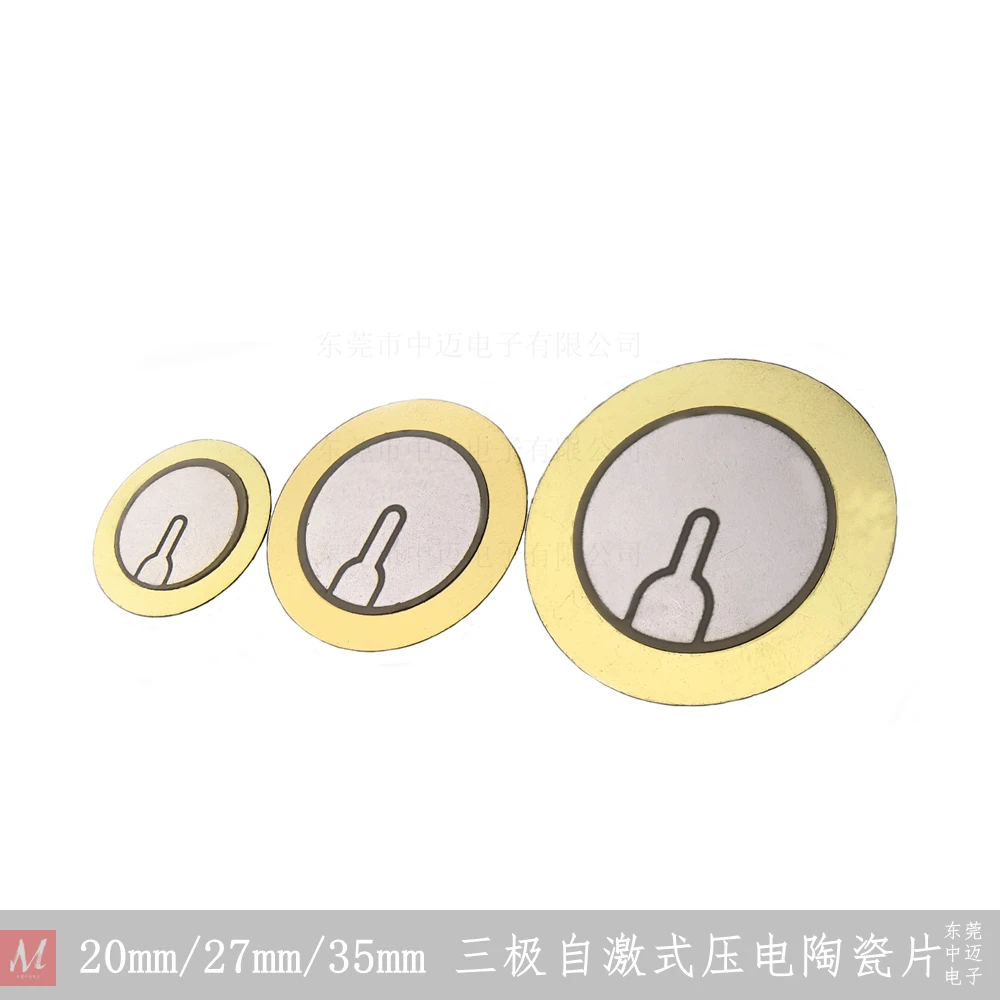 27Mm Self Drive Type Piezo Element Messing Piezo Element