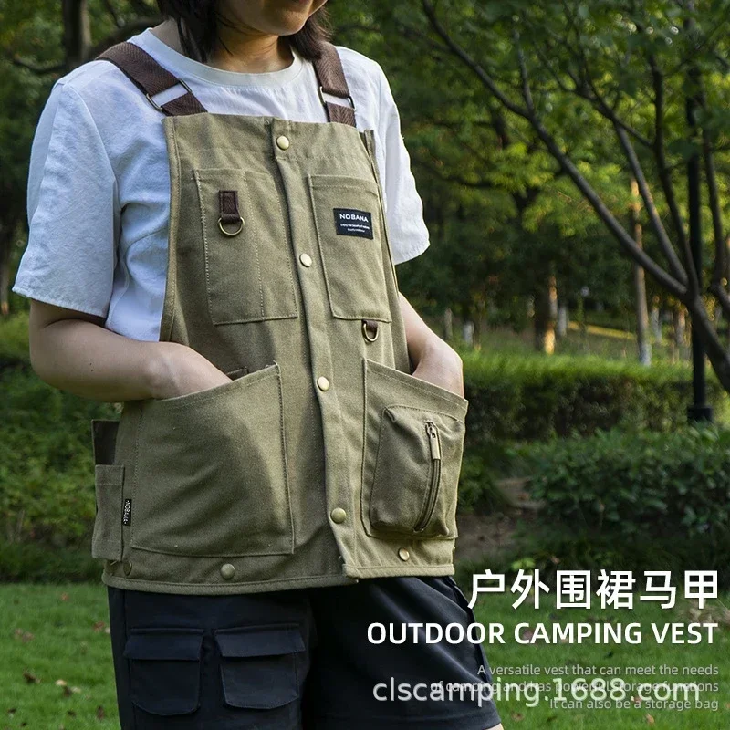 Multi-Functional Outdoor Vest for Men and Women, Camping Apron, Fishing Camera Vest, Coat Equipment, Durable Tool Pocket