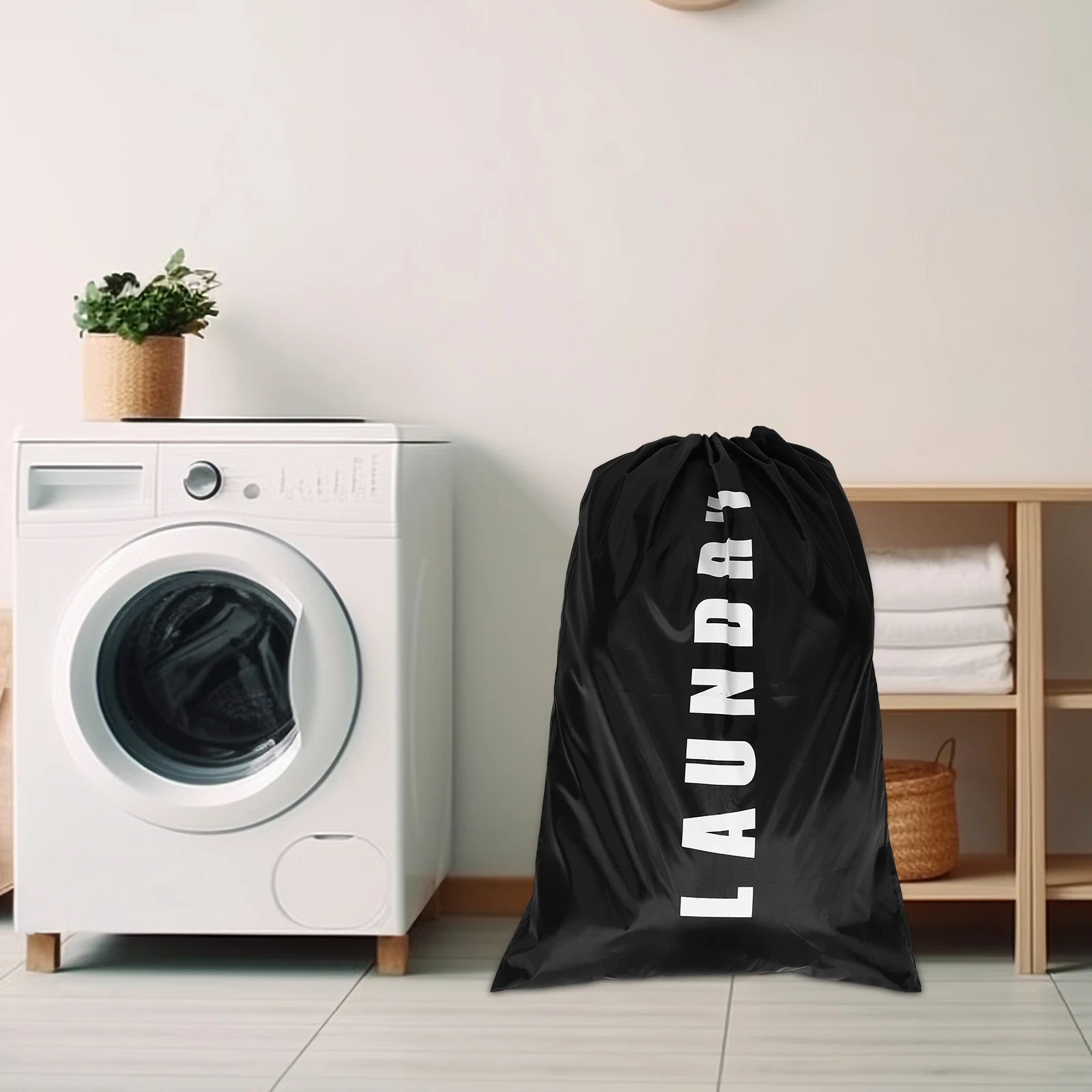 

2pcs Laundry Large Heavy Duty Oxford Drawstring Storage Bag For Clothes Shoes Travel Camp Dorm Hamper Replacement Dirty Clothes