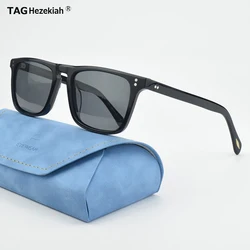Vintage Designer Sunglasses for Women Fashion ov5189 Driving Transparent Acetate Retro Round Polarized Sun Glasses Men Sunglass