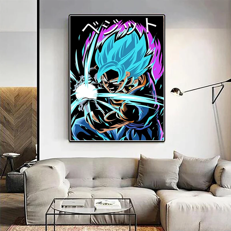 Fairy Dust AB Dragon Ball 5D DIY Diamond Painting Sun Wukong Japan Anime Art Mosaic Embroidery Home Decor Kids Gift