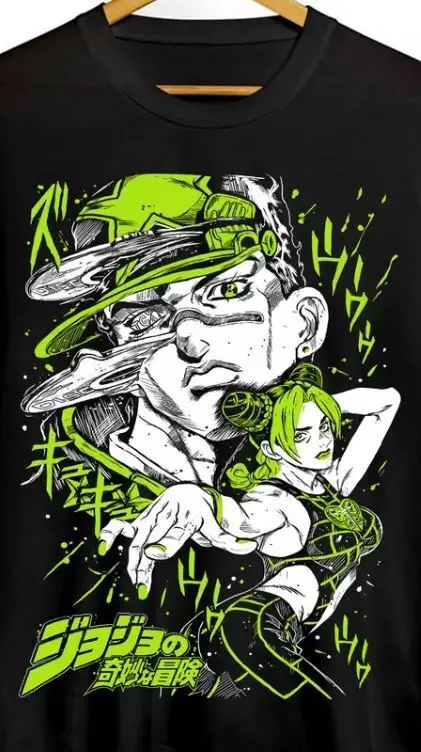 

JoJo's Bizarre T-Shirt Adventure JoJo Anime Manga Jolyne Jotaro Unisex Tshirt