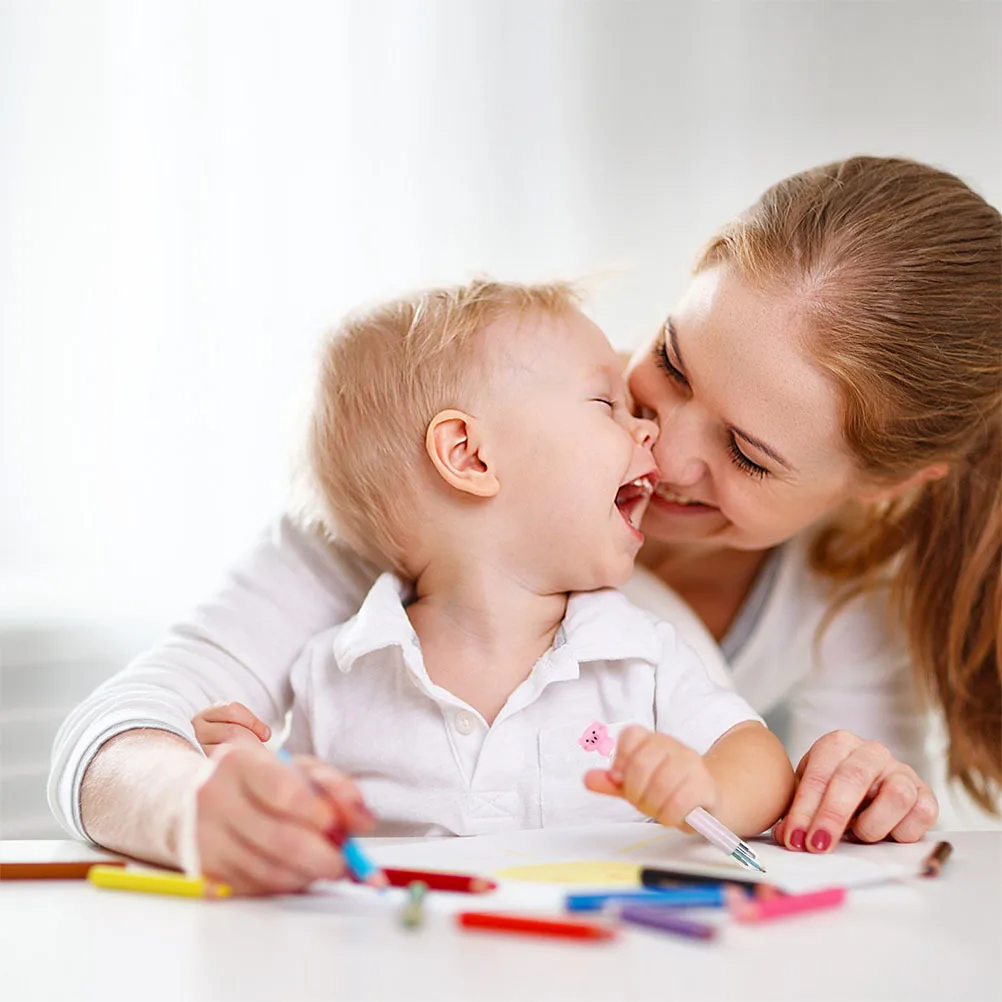 12 قطعة من أقلام حبر جاف الكرتونية، أقلام كتابة إبداعية ممتازة للطلاب، مستلزمات مكتبية مدرسية، ستة ألوان متعددة الوظائف #4