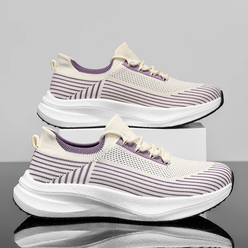 

Men Daily Casual Running Sneakers Summer Air Circulation Mesh Soft Cushion Anti Abrasion Outdoor Walking Shoes
