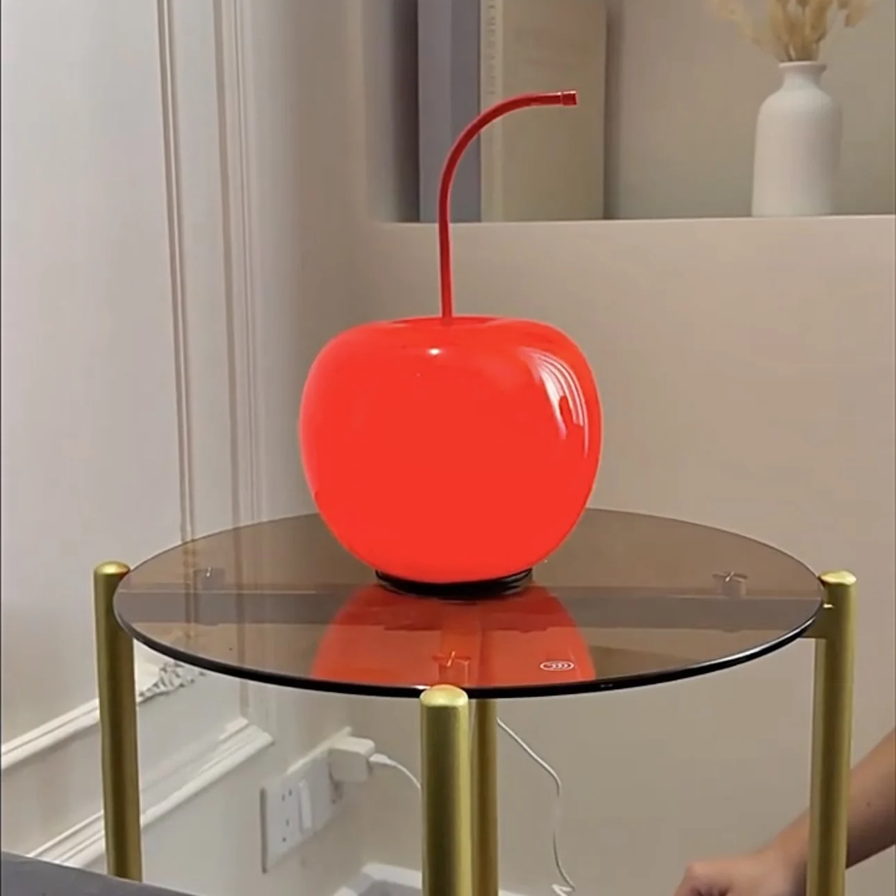 

Настольная лампа вишневого класса, USB цветной регулируемый ночник, прикроватная тумбочка для спальни, декоративная лампа для детской комнаты, окружающий свет