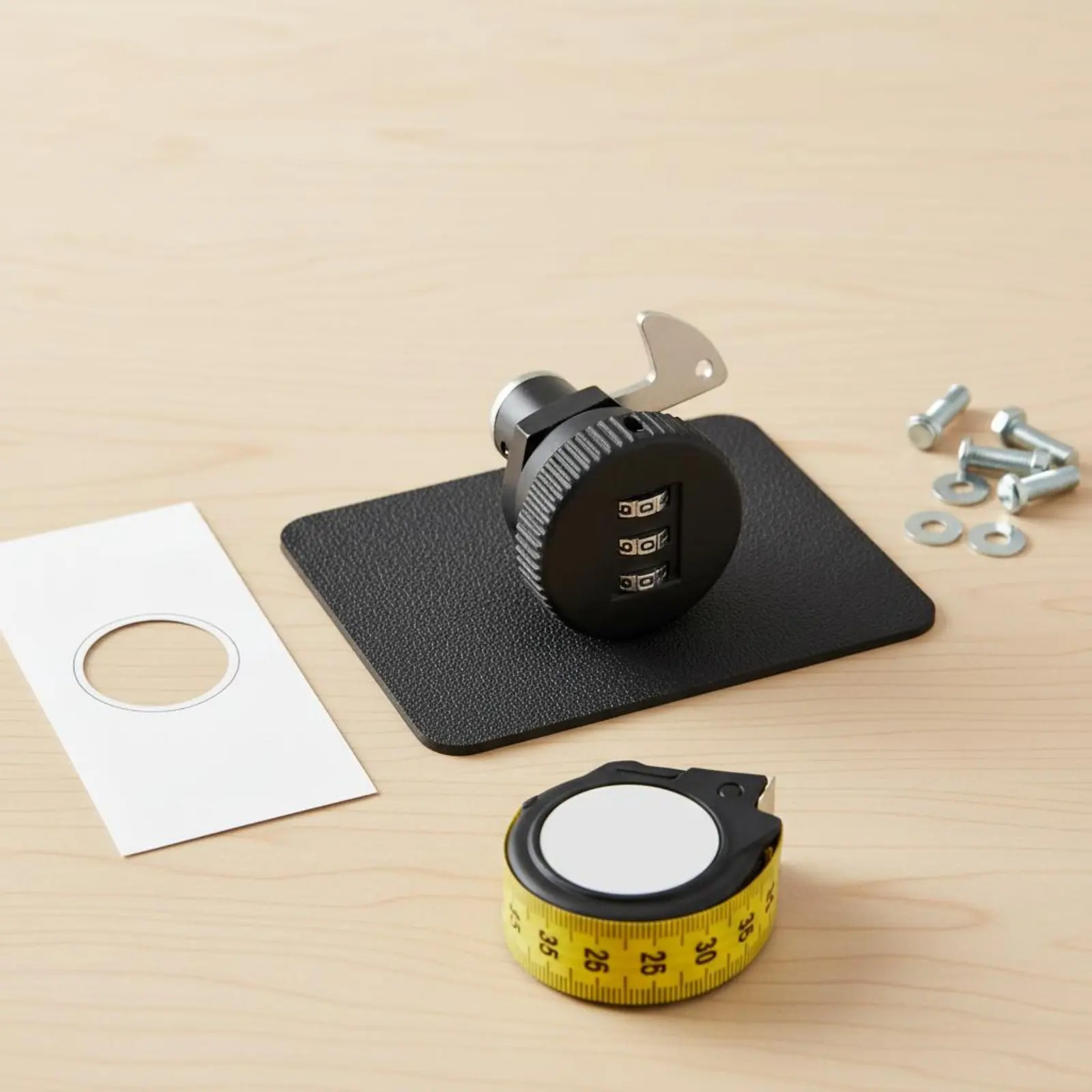 Code Lock with 4 Hooks Anti-Theft Battery Scooter Tail Box Lock Universal Fit