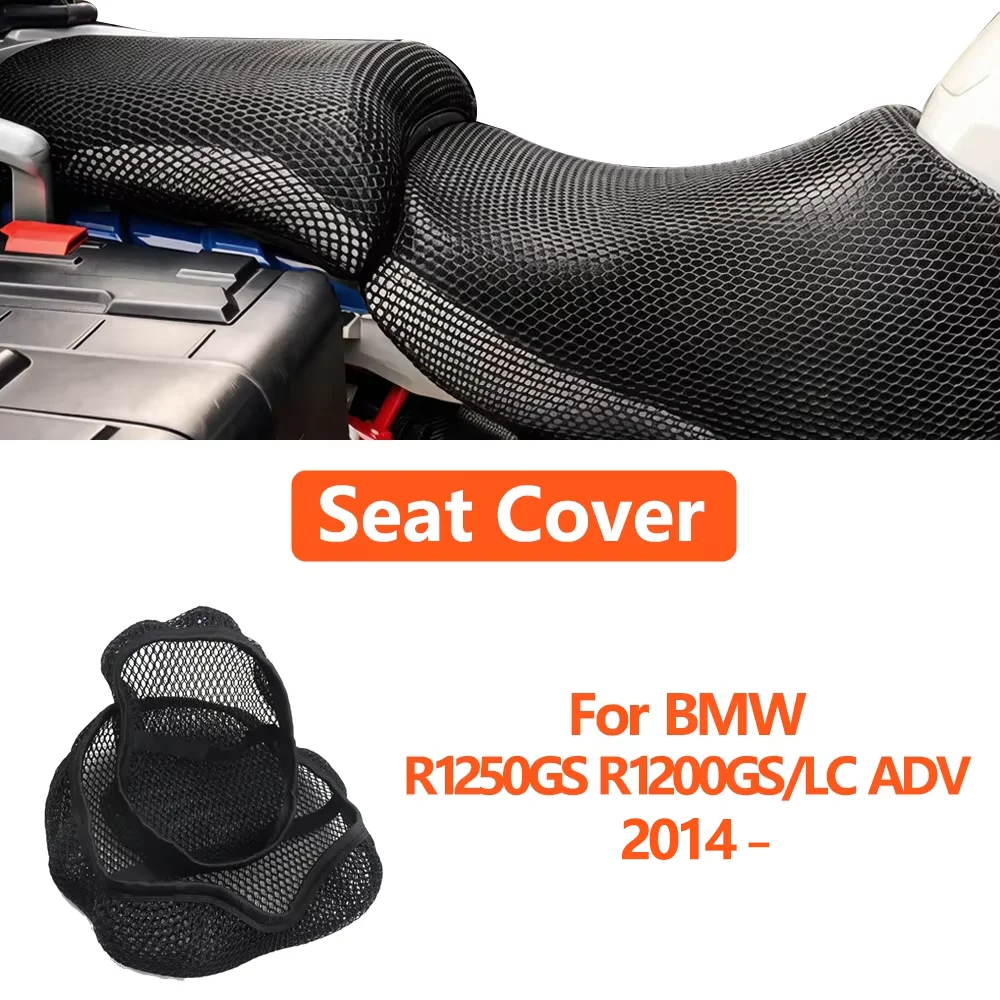 

Аксессуары для мотоциклов BMW R1200GS R1250GS R1200LC ADV: дышащая сетчатая подушка для сиденья, противоскользящая защитная накидка на сиденье.