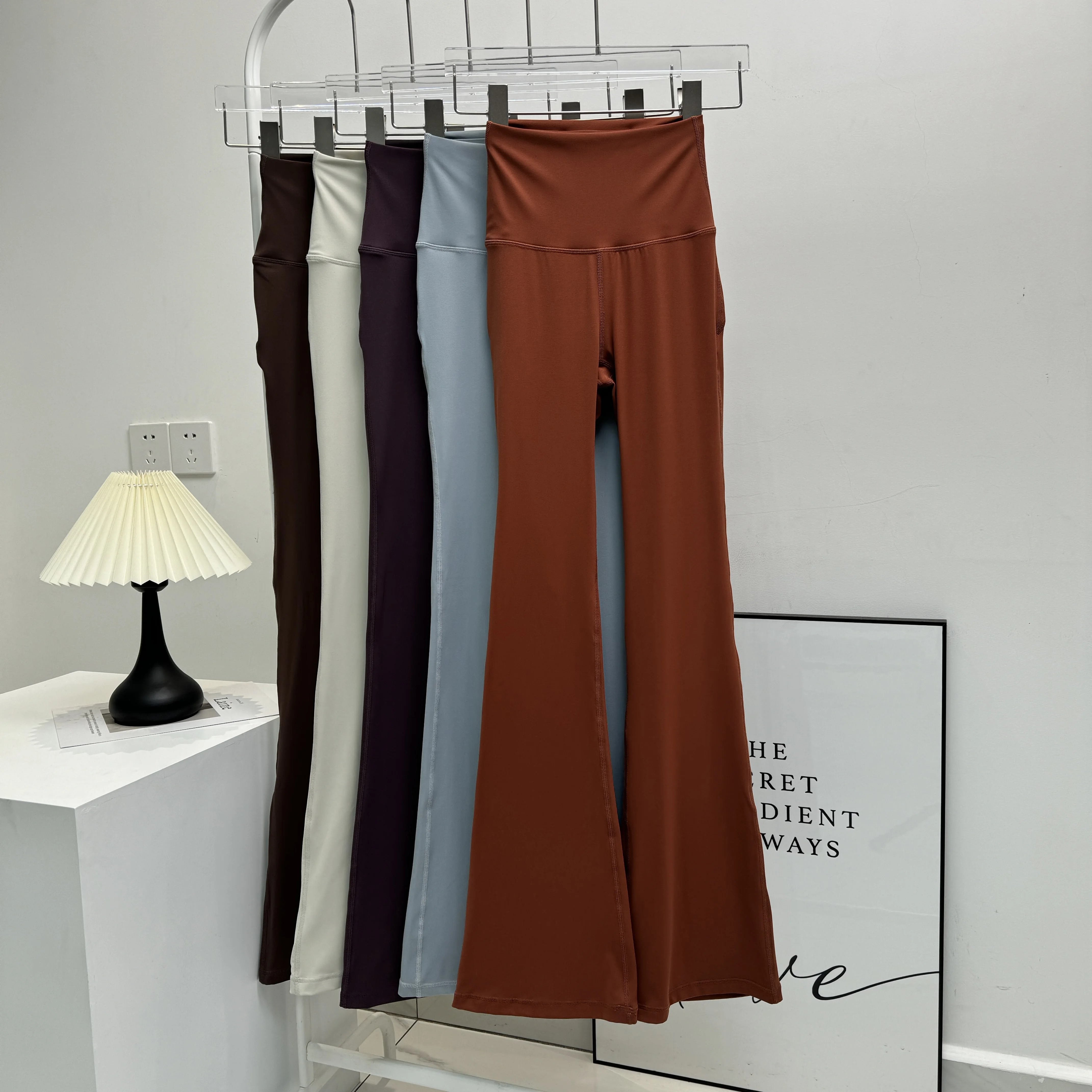 

Yoga suits micro-flare trousers for women wearing high waist hips and abdomen elasticity and quick-drying dance fitness