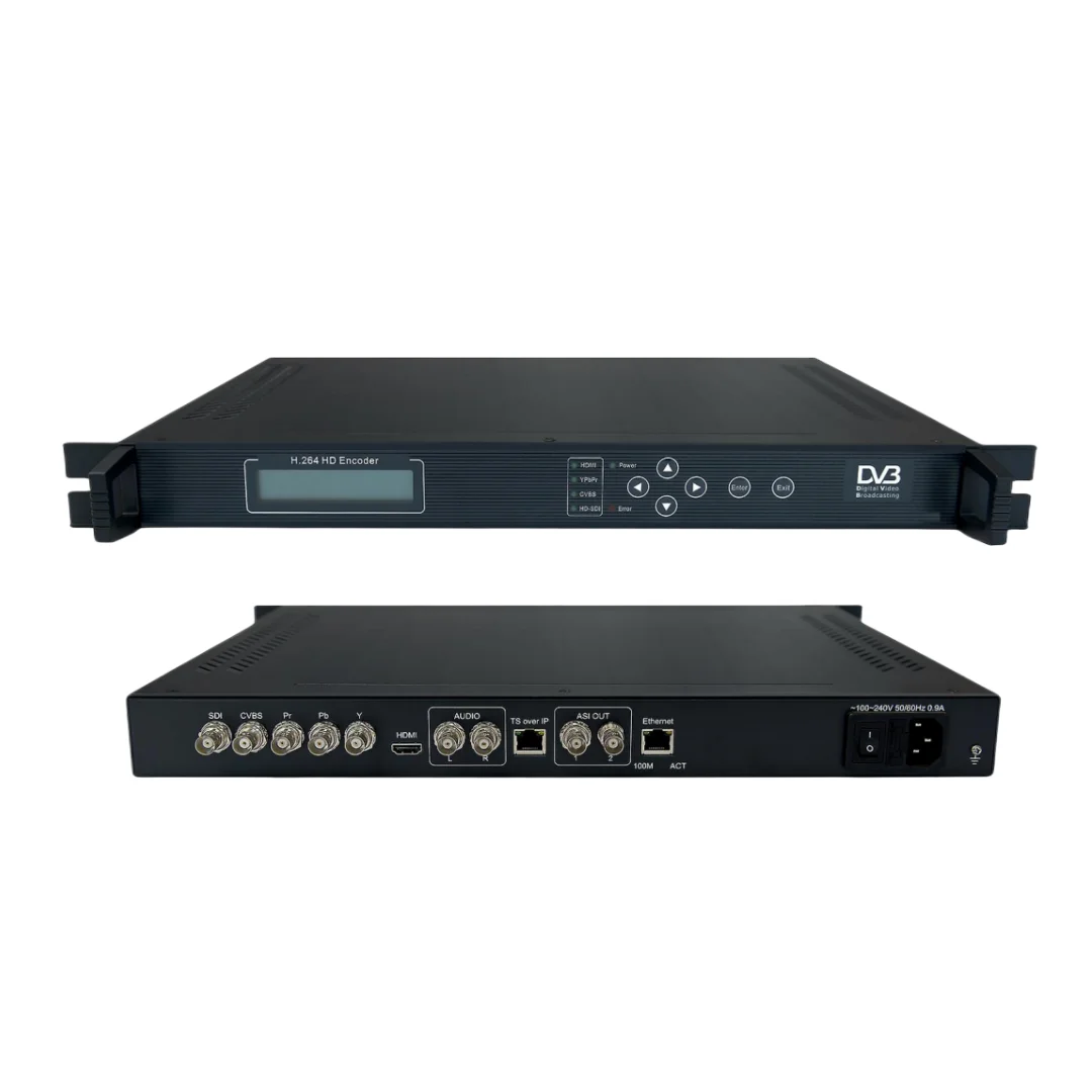 single channel MPEG4 HD Encoder with SDI HD CVBS input IP output