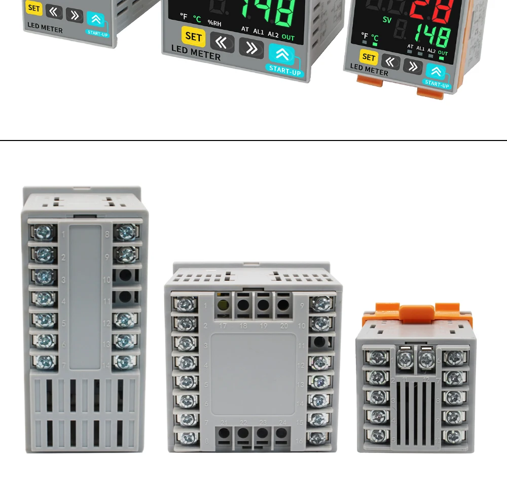 LCTC PID-Temperaturregler SSR+Relais 4-20mA Ausgang PID-Regler TC/RTD-Eingang Digitales Instrument 48*48 48*96 72*72mm – Detail 9