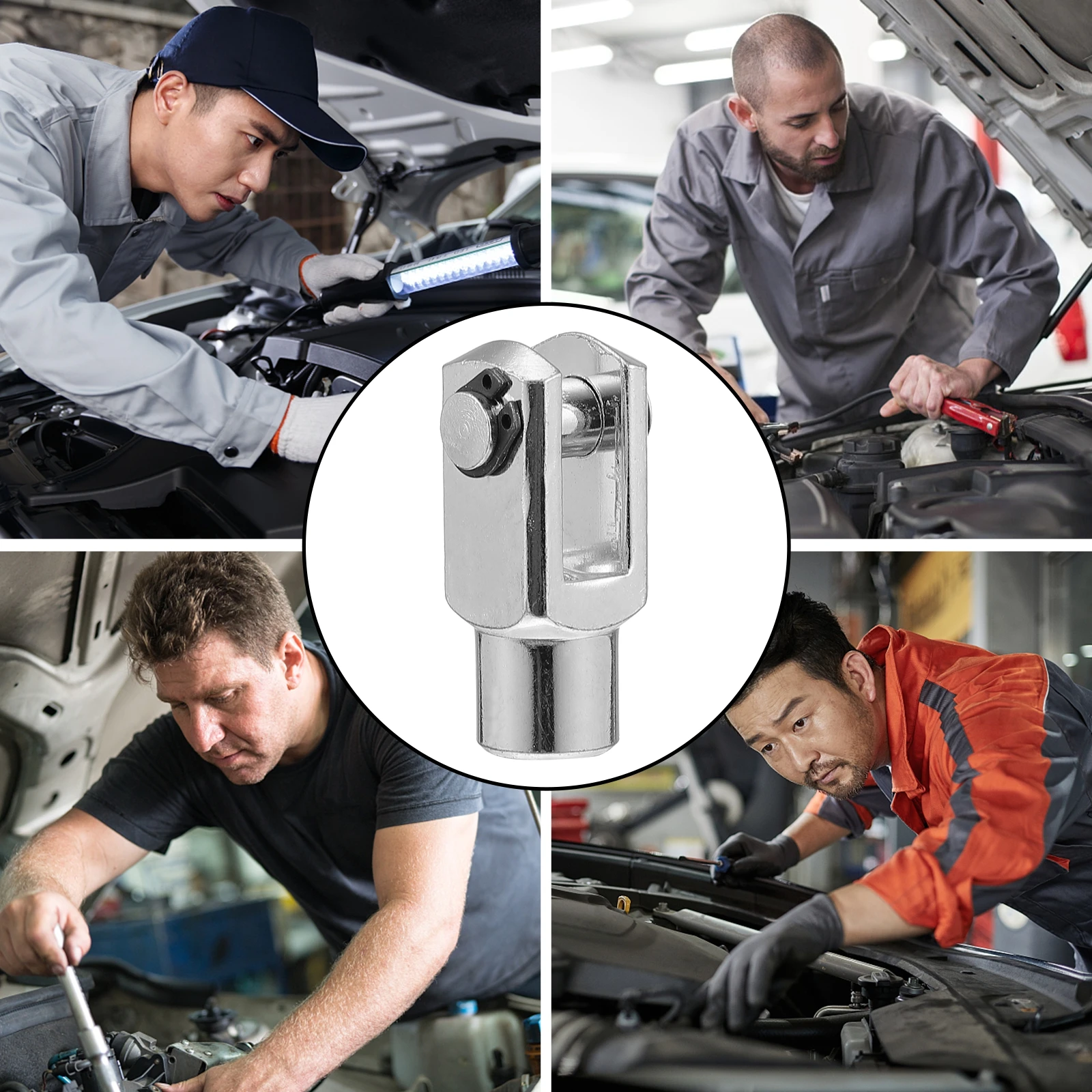 

5 Pcs Y Type Fittings Thread Push Joints Cylinder Connector Industrial Accessories Steel Material Smooth Sliding Strong Bending