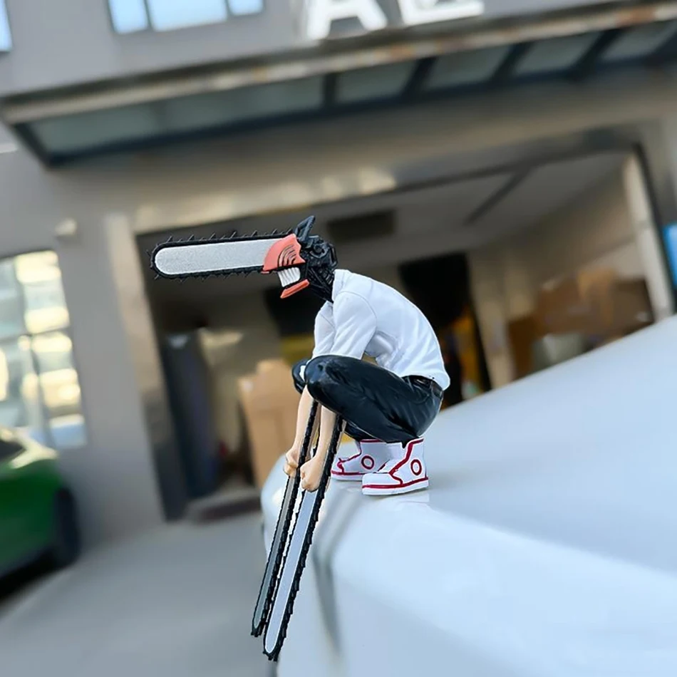 14 cm Chainsaw Man Anime Figuur Power/Denji Action Figure PVC Chainsaw Man Noodle Stopper Collectie Volwassen Model decoratie Speelgoed