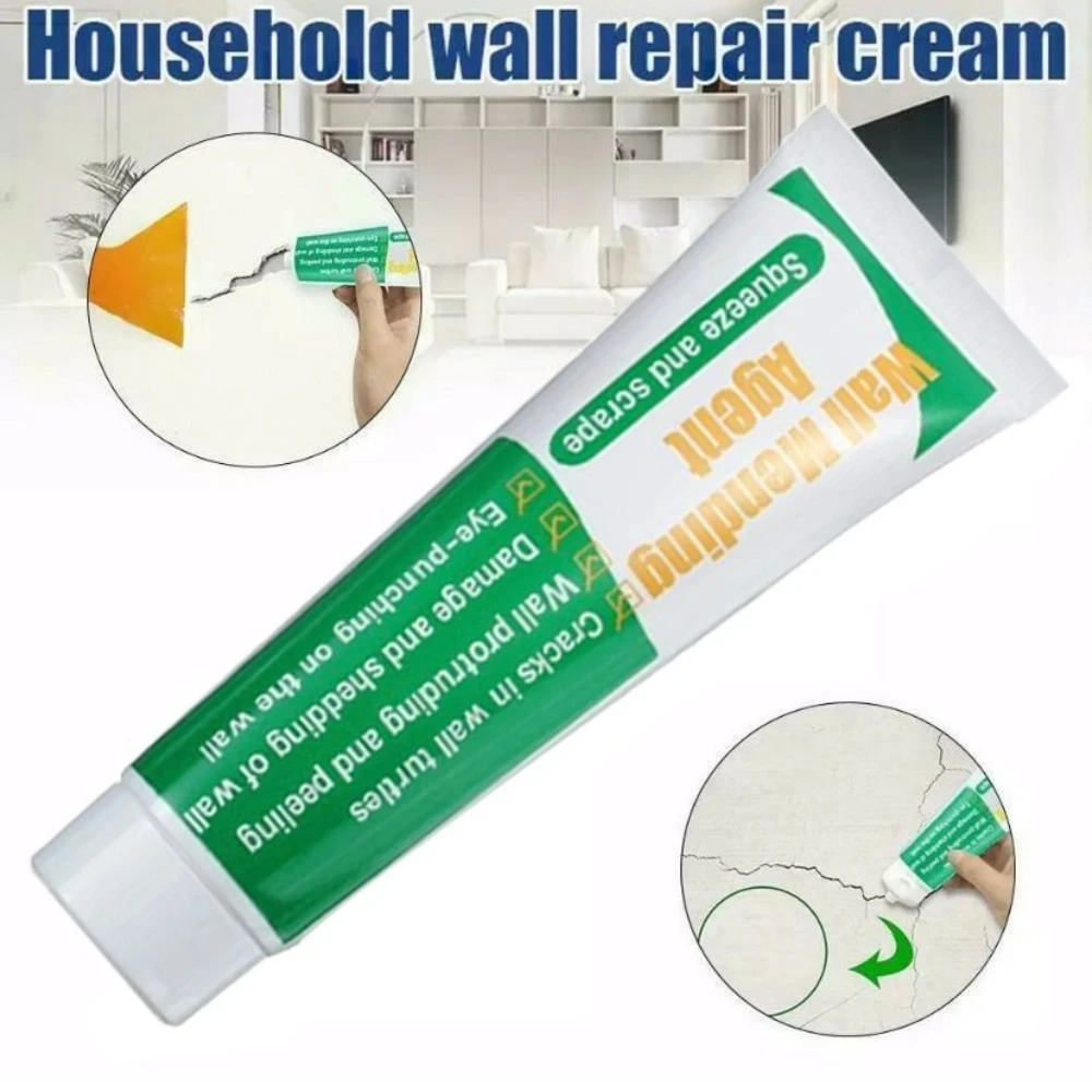 Household Wall Repair Crack Nail Hole Putty Wall Repair Waterproof, Mildew Proof Wall Repair Paste Scraper Set