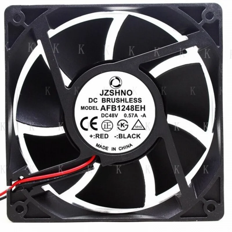 

C 1PCS for JZSHNO AFB1248EH 12038 DC48V 0.57A 12CM 2-Wire Inverter Cooling Fan