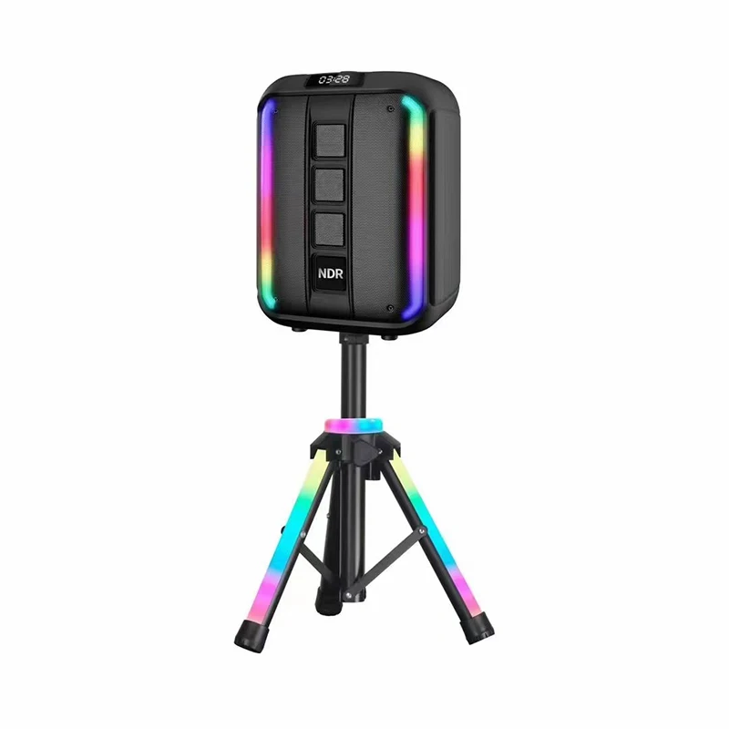 Tianlai 12 Inch Sounds Audio System Equipment Speakers Portable Wireless Stand DJ Karaoke Speaker With Mic And Bluetooth