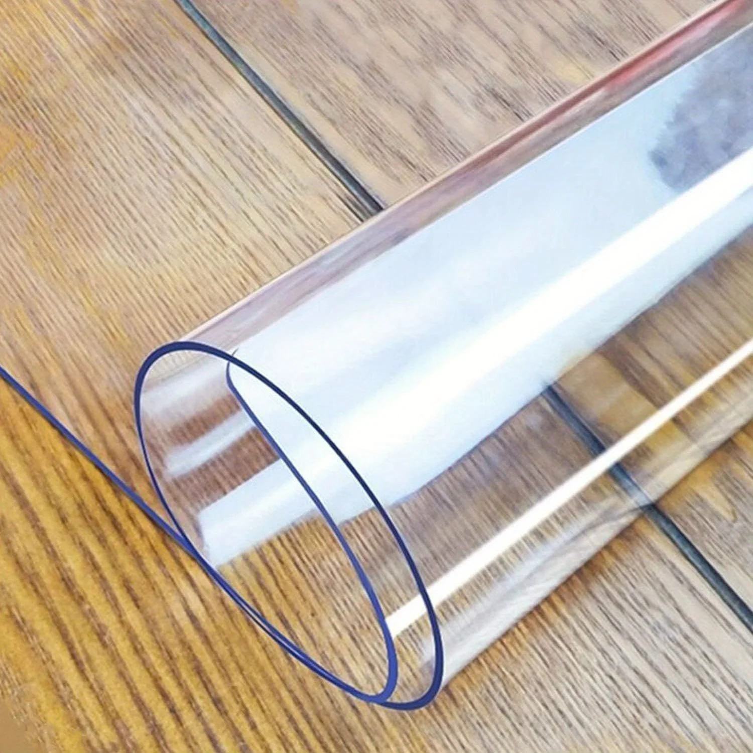Table Surface Protective Film, PVC 2.0Mm Thick Transparent Tablecloth, Heat-Resistant, Scratch-Resistant And Tablecloth