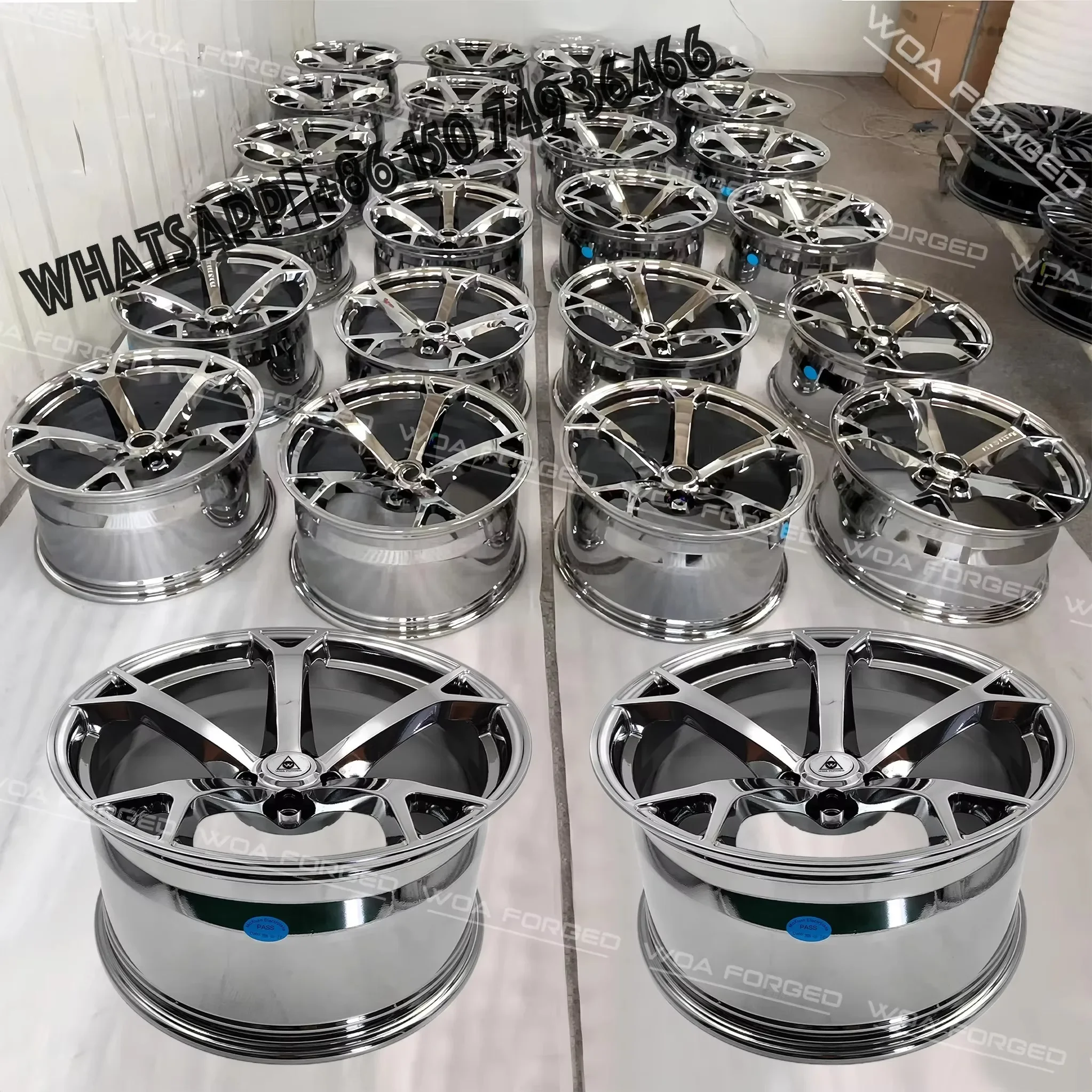 

19 inch WOAFORGED Wheels Aluminum Customized Lightweight Forged Rim For Infiniti 300z 350z Q50 Q60 G35 G37 370z Nismo V1